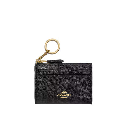 Coach Women's Mini Skinny Id Case Gold/Black