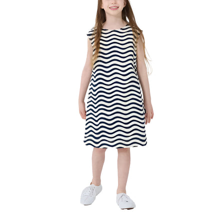 Uniqlo Girl's Sleeveless Dress 69 Navy