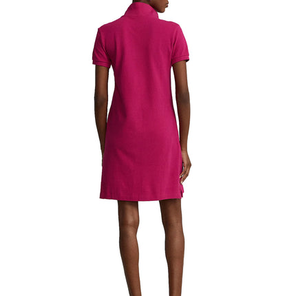 Polo Ralph Lauren Women's Cotton Mesh Polo Dress Pink Sky