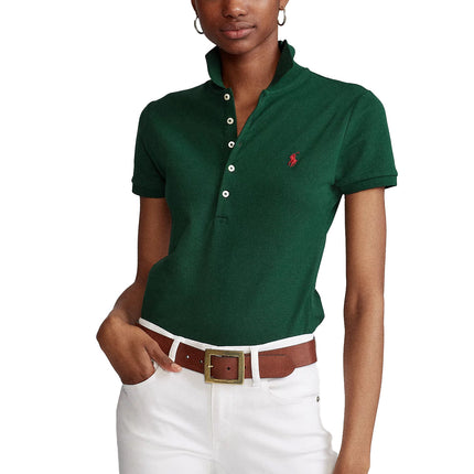 Polo Ralph Lauren Women's Slim Fit Stretch Polo Shirt College Green