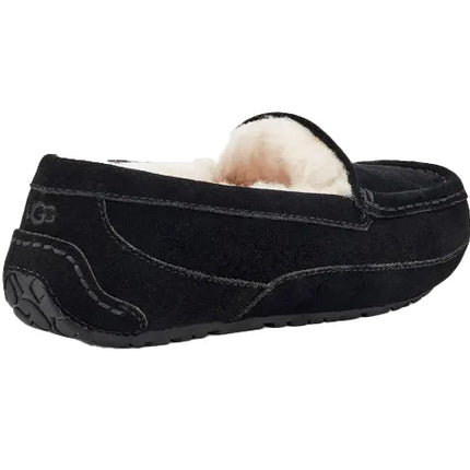 UGG Big Kid's Ascot Black Suede