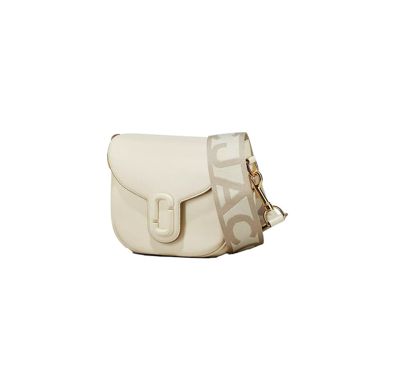 Marc Jacobs Women's The Covered J Marc Saddle Bag Cloud White