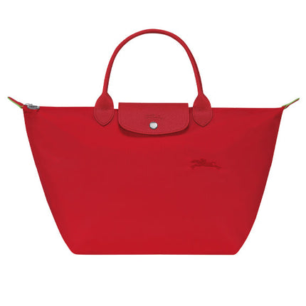 Longchamp Women's Le Pliage Green M Handbag Tomato