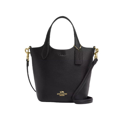 Coach Women's Hanna Bucket Bag Gold/Black