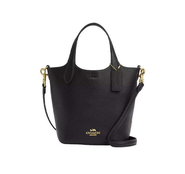 Coach Women's Hanna Bucket Bag Gold/Black