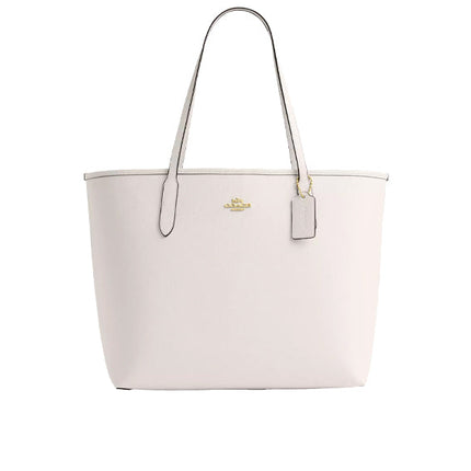 Coach Women's City Tote  Gold/Chalk