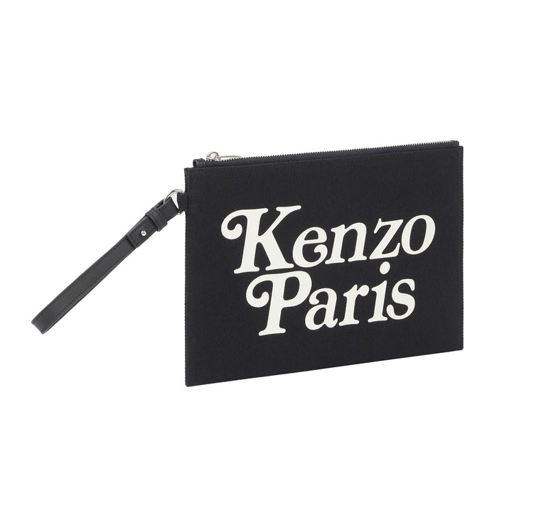 Kenzo Women's Kenzo Utility Large Canvas Pouch Black