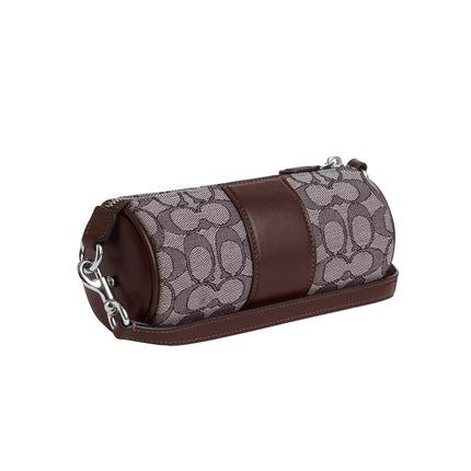 Coach Women's Nolita Barrel Bag In Signature Jacquard  Sv/Oak/Maple