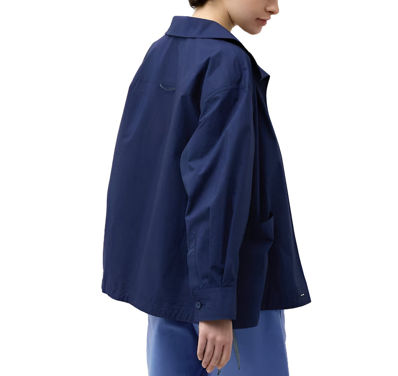 Uniqlo Unisex Light Cotton Oversized Jacket 68 Blue