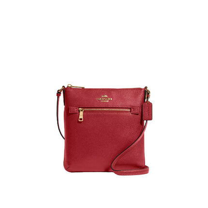 Coach Women's Mini Rowan File Bag Gold/1941 Red