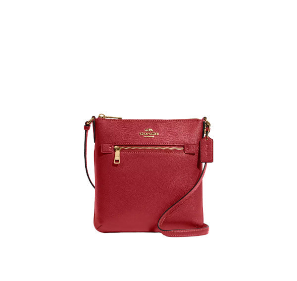 Coach Women's Mini Rowan File Bag Gold/1941 Red