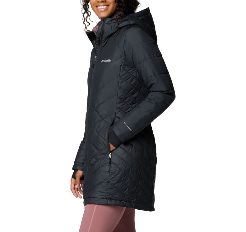 Columbia Women's Heavenly Long Hooded Jacket Black