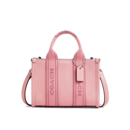 Coach Women's Smith Mini Tote  Silver/Light Blush