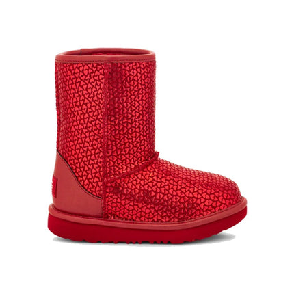 UGG Toddlers Classic II Gel Hearts Red