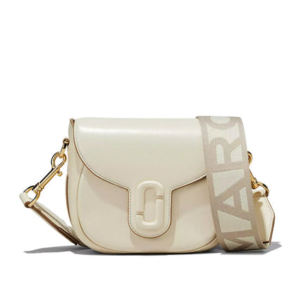 Marc Jacobs Women's The J Marc Small Saddle Bag Cloud White