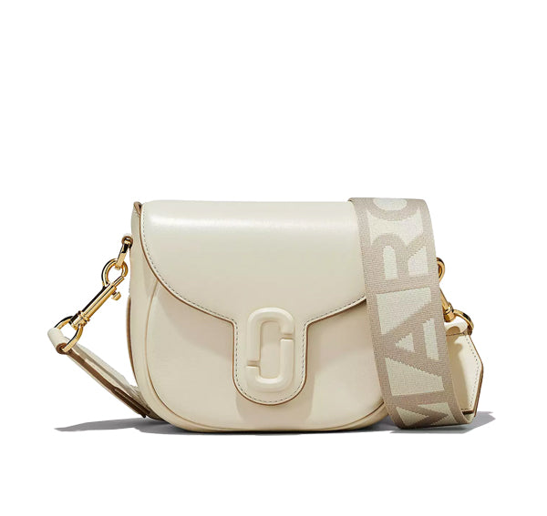 Marc Jacobs Women's The J Marc Small Saddle Bag Cloud White