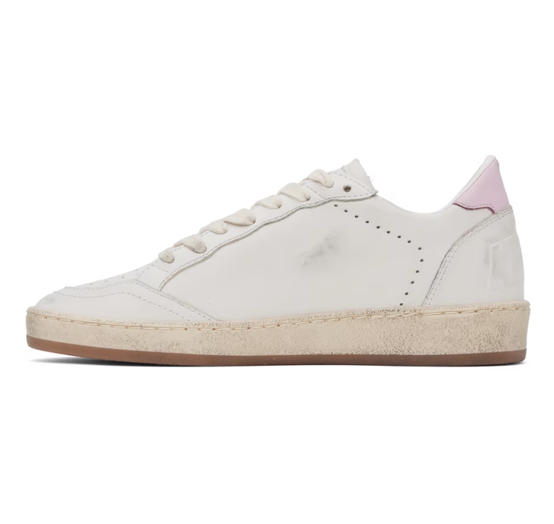 Golden Goose Women's Ball Star Sneakers White/Pink