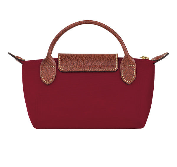 Longchamp Women's Le Pliage Original Pouch With Handle Red