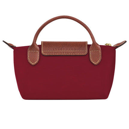 Longchamp Women's Le Pliage Original Pouch With Handle Red - Ready to Ship