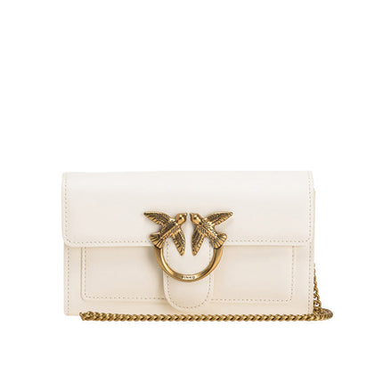 Pinko Women's Love Bag One Wallet Simply White