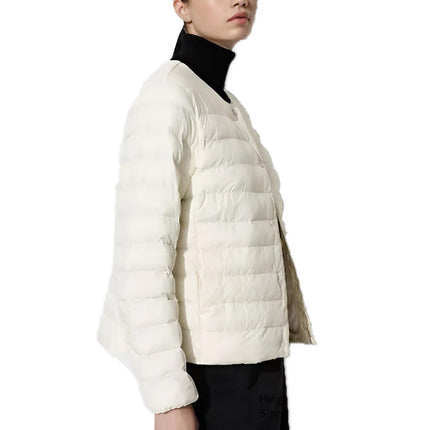 Uniqlo Women's Pufftech Compact Jacket 01 Off White