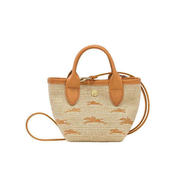 Longchamp Women's Le Panier Pliage XS Basket Bag Apricot