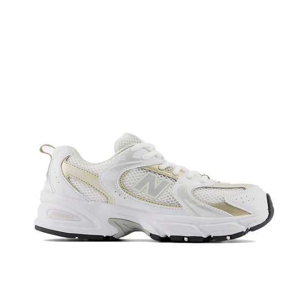 New Balance Grade School 530 White with Stoneware GR530RD - Ready to Ship