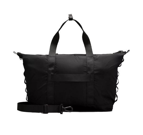 lululemon Unisex Packable Tote Bag 32L Black Traverse Grey