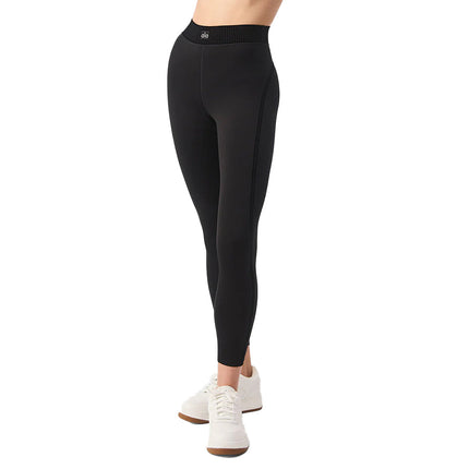 Alo Yoga Women's Airlift High Wasist 7/8 Line Up Legging Black