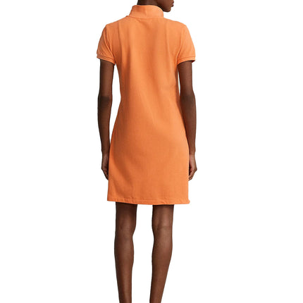 Polo Ralph Lauren Women's Cotton Mesh Polo Dress Key West Orange