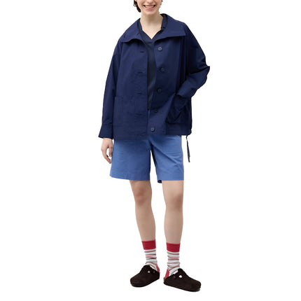 Uniqlo Unisex Light Cotton Oversized Jacket 68 Blue