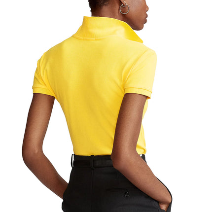 Polo Ralph Lauren Women's Slim Fit Stretch Polo Shirt Yellowfin