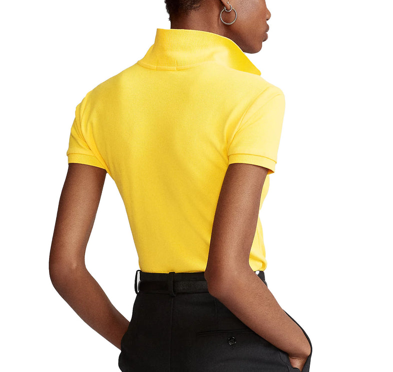 Polo Ralph Lauren Women's Slim Fit Stretch Polo Shirt Yellowfin