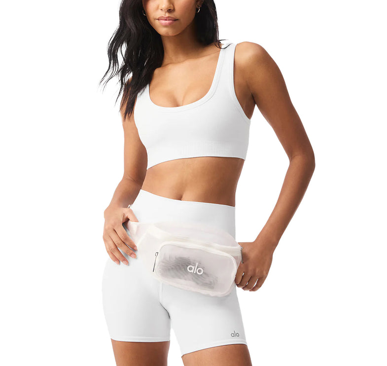 Alo Yoga Women's Sheer Fanny Pack White