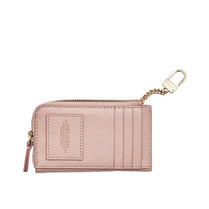 Marc Jacobs Women's The Leather Top Zip Multi Wallet Rose