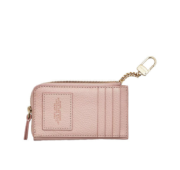 Marc Jacobs Women's The Leather Top Zip Multi Wallet Rose