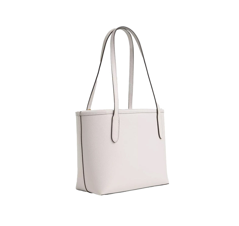 Coach Women's Small City Tote Gold/Chalk