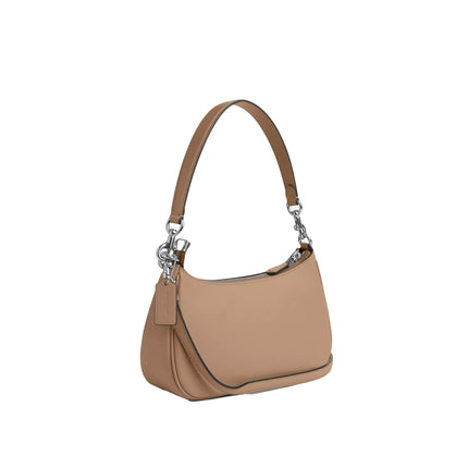 Coach Women's Teri Shoulder Bag Silver/Taupe