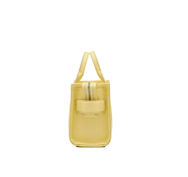 Marc Jacobs Women's The Leather Mini Tote Bag Custard