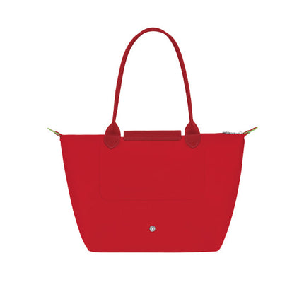 Longchamp Women's Le Pliage Green M Tote Bag Tomato