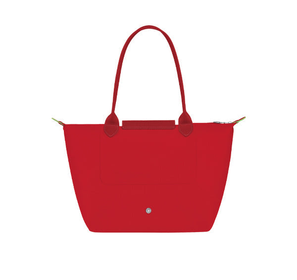 Longchamp Women's Le Pliage Green M Tote Bag Tomato