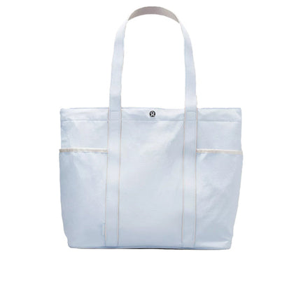 lululemon Unisex Daily Multi Pocket Tote Bag 20L Windmill White Opal