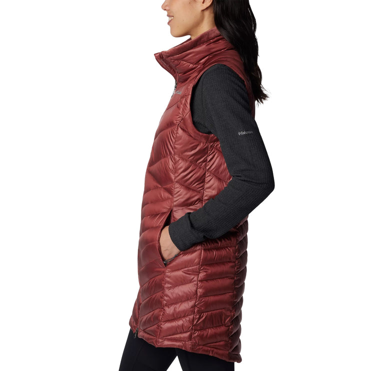 Columbia Women's Joy Peak Long Vest Beetroot