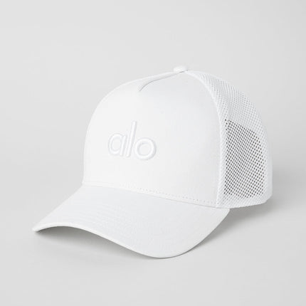 alo Men's District Trucker Hat - White/White