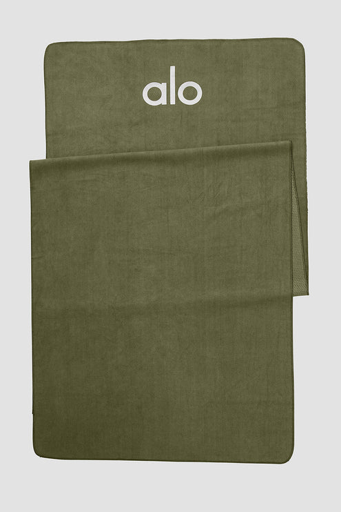 alo Men's Grounded No-Slip Towel - Jungle