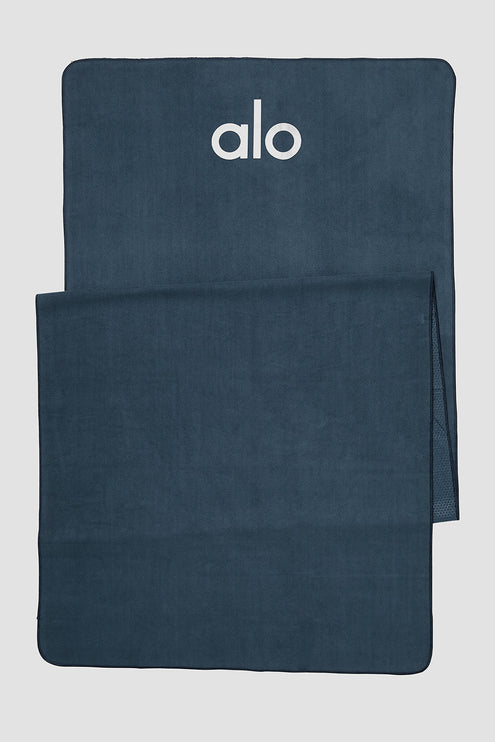 alo Men's Grounded No-Slip Towel - Eclipse