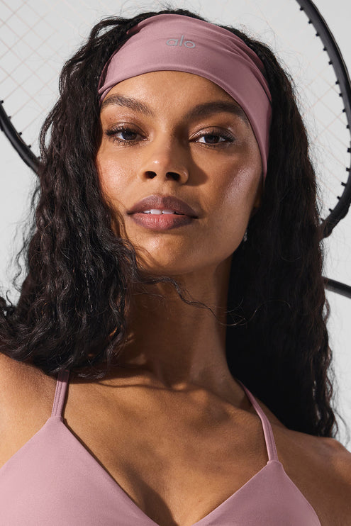 alo Women's Airlift Headband - Smoky Quartz