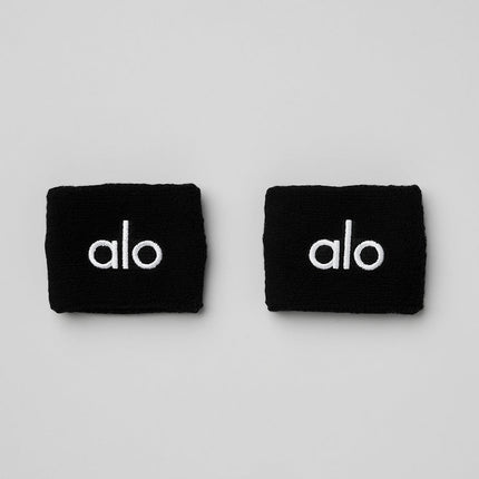 alo Men's Glow Wristband (2-Pack) - Black