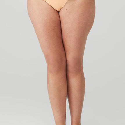 alo Women's Airbrush Invisible Thong - Champagne