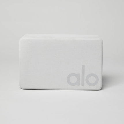 alo Women's Uplifting Yoga Block - Dove Grey/Silver